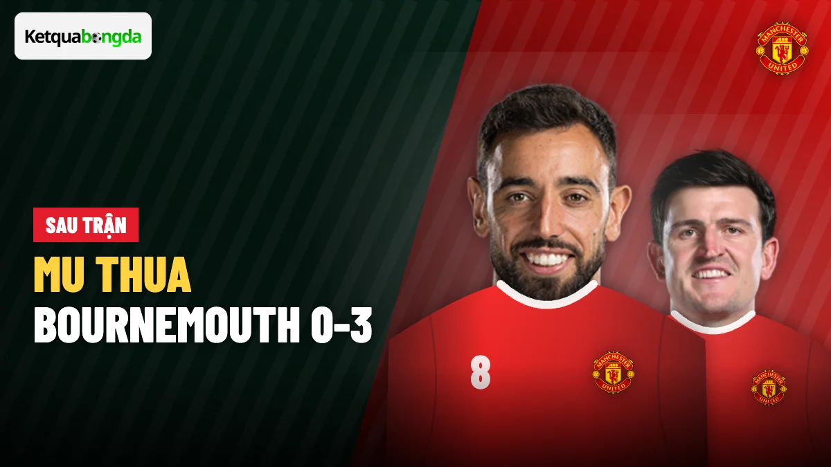 MU thua Bournemouth 0-3 tại Old Trafford, Carrick bên bờ vực
