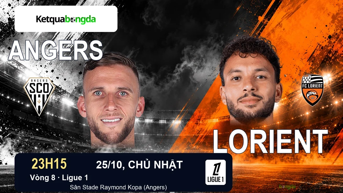 Nhận định Angers vs Lorient, 23h15 ngày 25/10 – Ligue 1