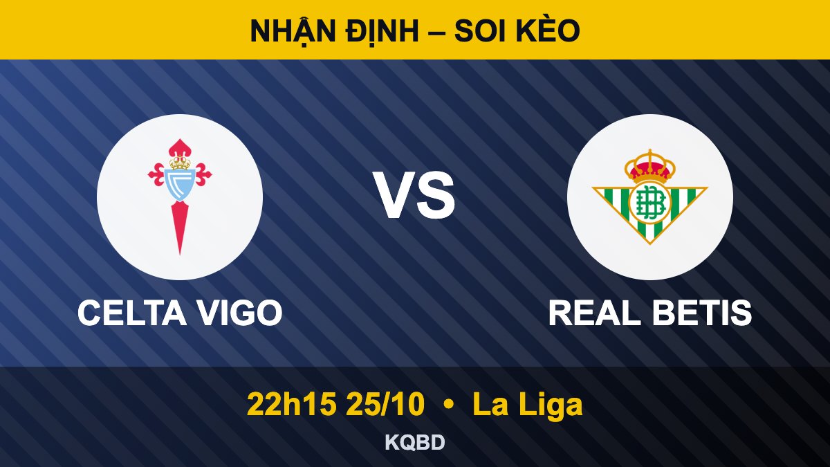 Nhận định Celta Vigo vs Real Betis, 22h15 ngày 25/10 – La Liga