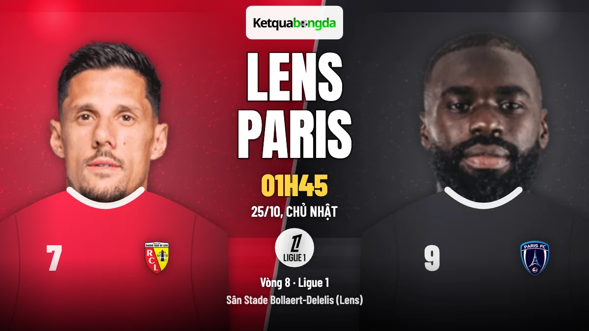 Nhận định Lens vs Paris FC, 01h45 ngày 25/10 – Ligue 1