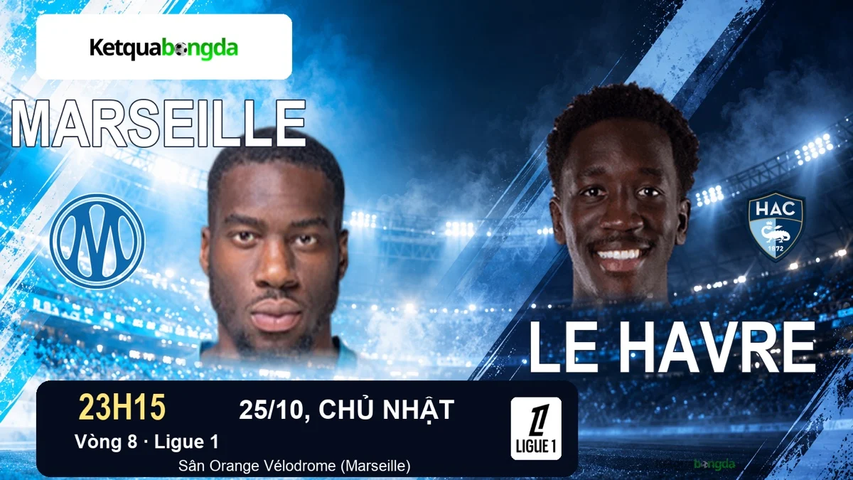 Nhận định Marseille vs Le Havre, 23h15 ngày 25/10 – Ligue 1