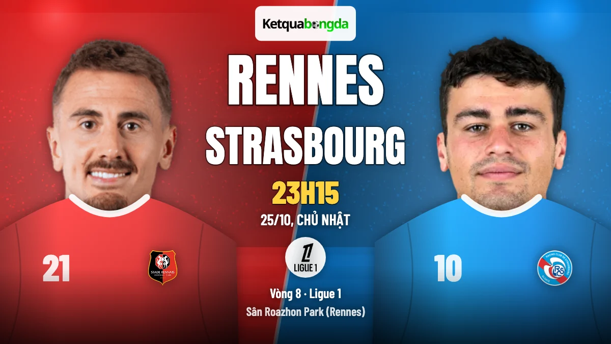 Nhận định Rennes vs Strasbourg, 23h15 ngày 25/10 – Ligue 1