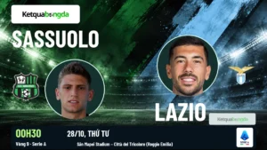 Nhận định Sassuolo vs Lazio, 00h30 ngày 28/10 – Serie A