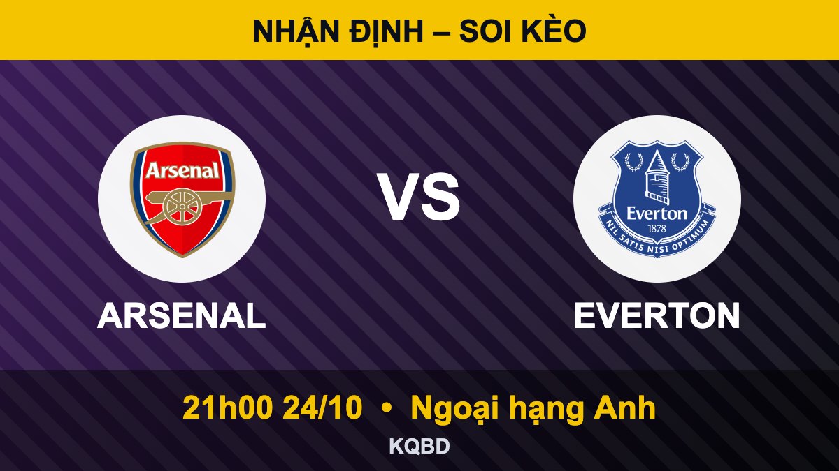 Nhận định Arsenal vs Everton, 21h00 ngày 24/10 – Ngoại hạng Anh