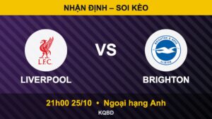Nhận định Liverpool vs Brighton, 21h00 ngày 25/10 – Ngoại hạng Anh
