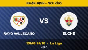 Nhận định Rayo Vallecano vs Elche, 19h00 ngày 24/10 – La Liga